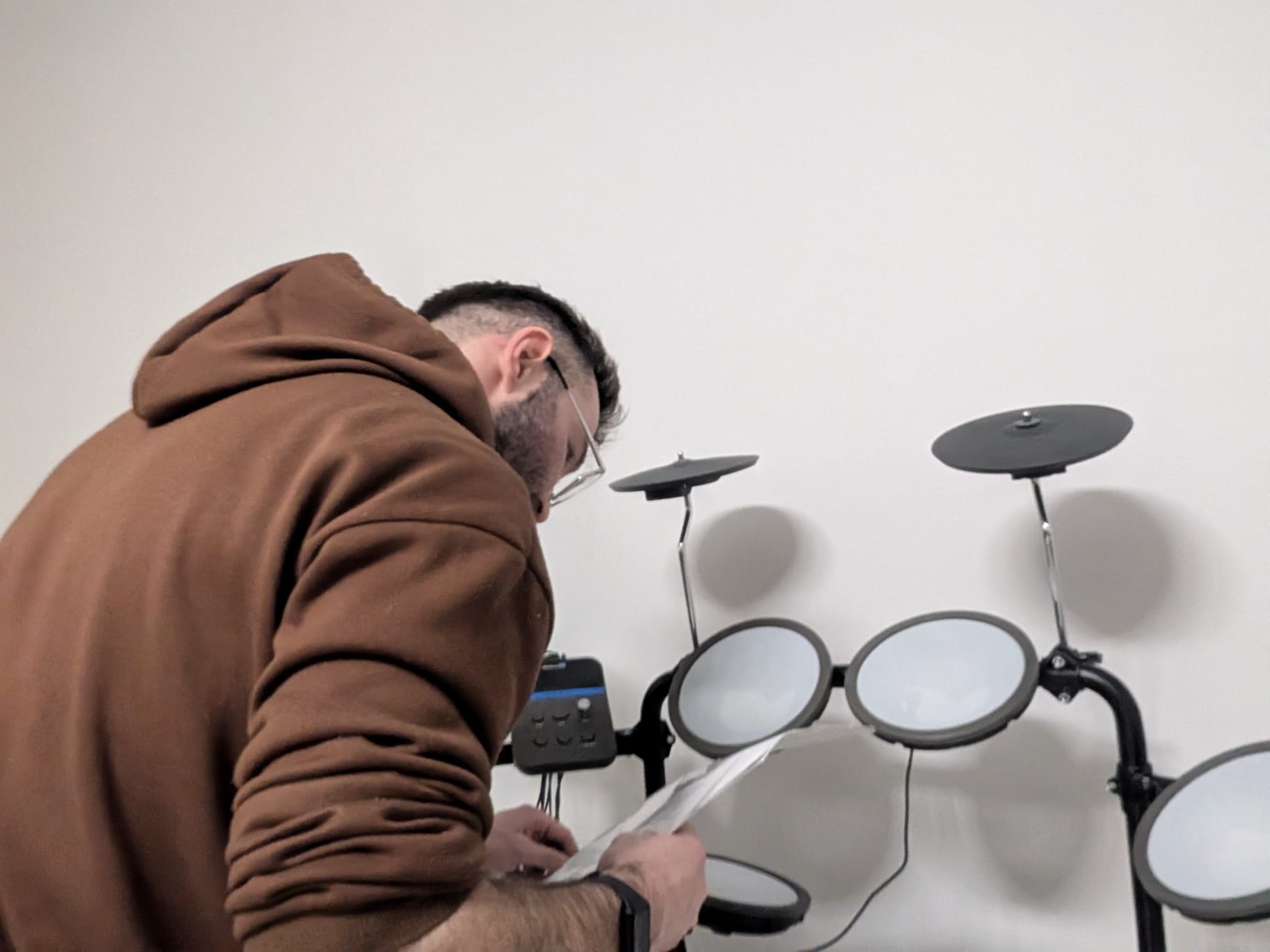 Pierwsza próba Millenium Rookie E-Drum Set